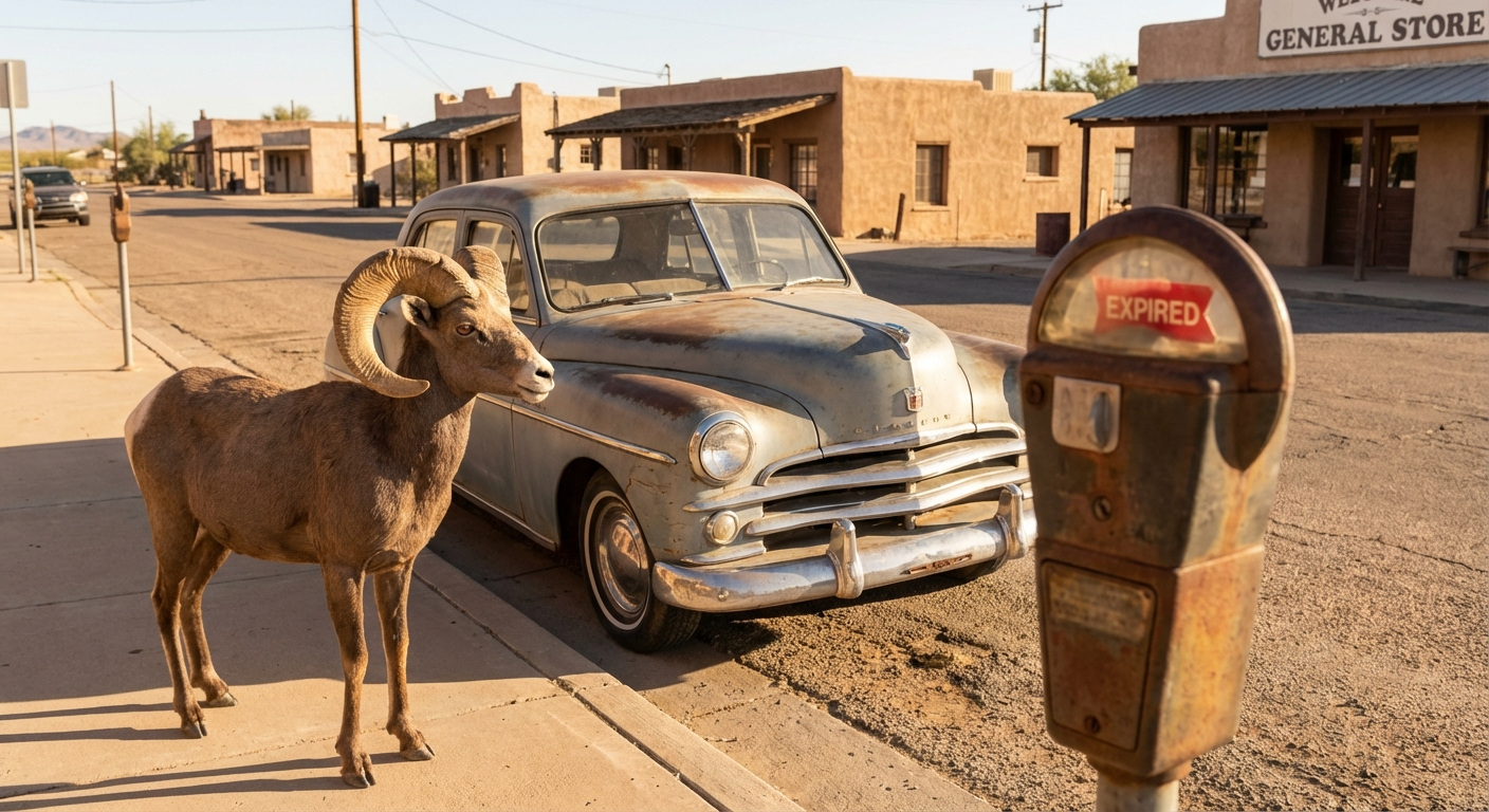 The Suspect — Ram eyes the car and the meter