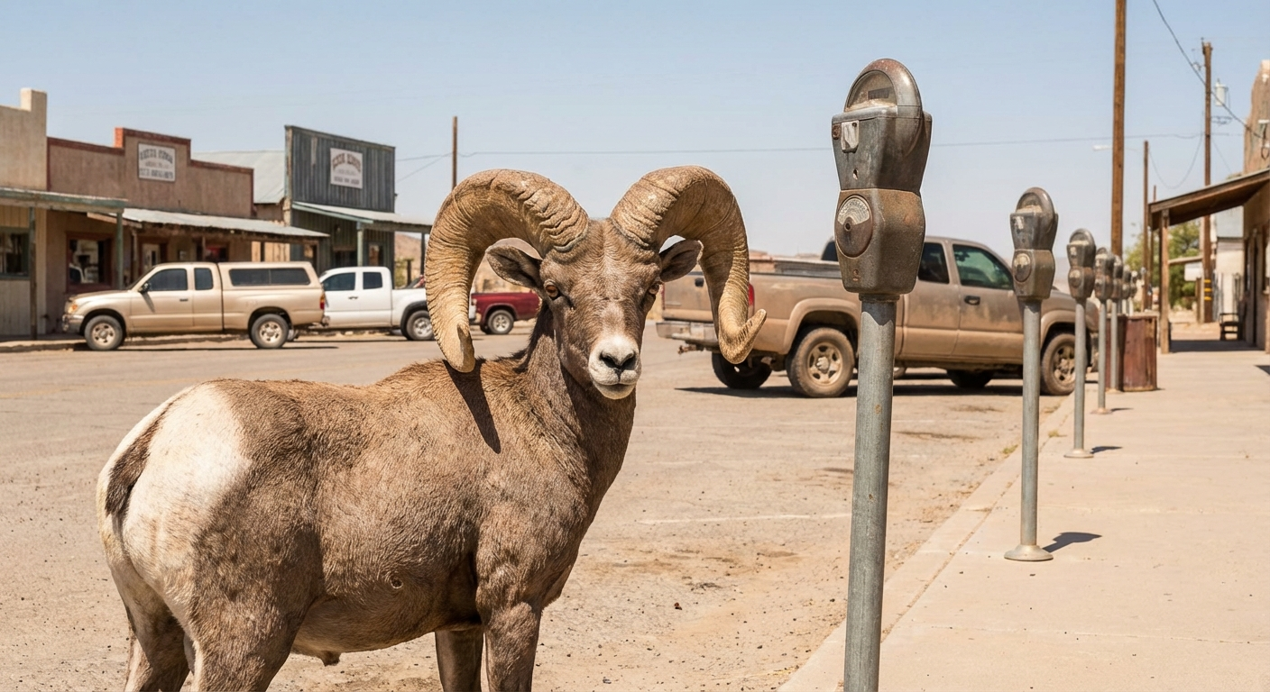 The Warning — Ram stares directly into camera