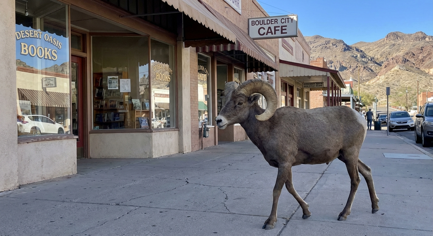 Scene 1: The Approach — Ram walks down Main Street