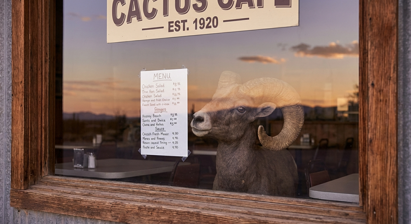 Scene 3: The Evaluation — Ram tilts head, considering